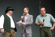 Oliver Anibas, Moderator bei 1. Wiener Kirtag Rathausplatz 2010